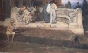 Alma-Tadema, Sir Lawrence An Exedra (mk23) France oil painting artist